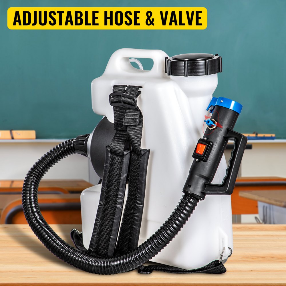 Vevor Pulverizador Eléctrico Ulv 12 L Nebulizador Para Desinfectar De Mochila