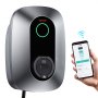 VEVOR Estación de Carga de Vehículo Eléctrico 7kW, 32A, 230V CA, Cargador de Coche Eléctrico Monofásico Tipo 2, Control por Aplicación, Indicador LED, para Vehículos Eléctricos e Híbridos Enchufables