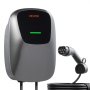 VEVOR Estación de Carga para Vehículo Eléctrico 22kW, 32A, 400V CA, Cargador EV Trifásico Tipo 2, Cable 7,5 m, Control por Aplicación, Indicador LED, para Vehículos Eléctricos e Híbridos Enchufables