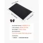 VEVOR Rampa para Silla de Ruedas de 810 x 390 mm, Rampa de Umbral de Aluminio Antideslizante, Capacidad de Carga 181,4 kg, Plataforma para Puertas, Entradas, Garajes, Andadores, Carros y Scooters