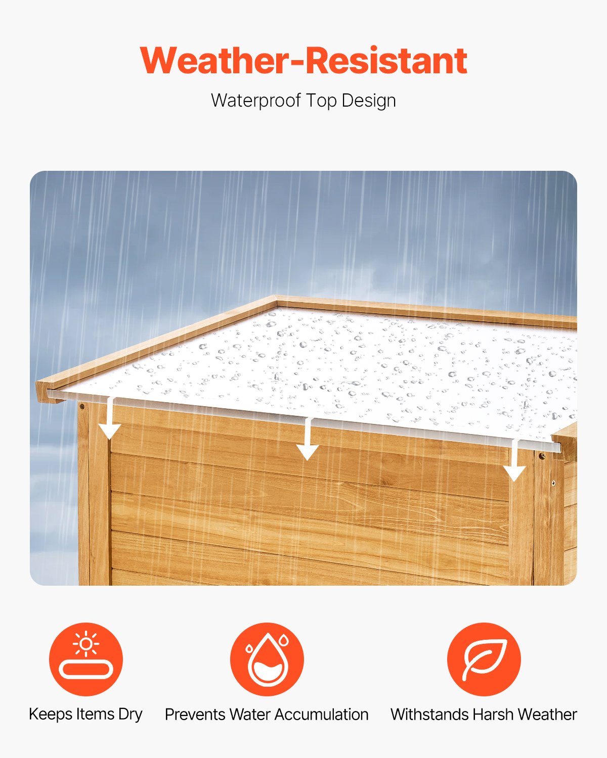 VEVOR garden shed 800 x 500 x 1620 mm, large tool shed, storage cabinet with metal frame, shelves, floor, waterproof storage cabinet for patio, yard, lawn, garden, garden cabinet