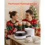VEVOR Pottery Wheel for Adults, 28 cm Aluminum Turntable, 450W Electric Table Top Pottery Wheel with Foot Pedal, 30-300 RPM Adjustable Speed, Aluminum Body, for Beginners, DIY Clay Art Craft, White