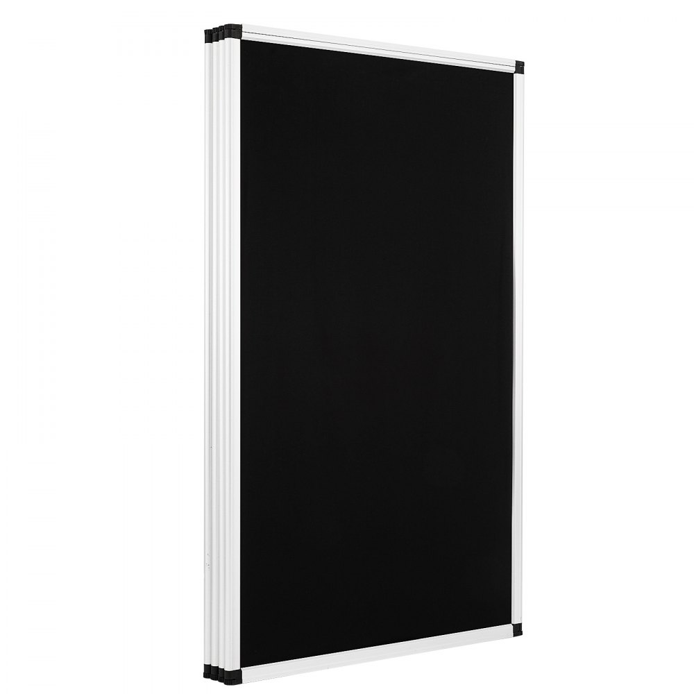 Biombos De Exposición Negro Configuración Fácil Marco De Aluminio 110 X 47