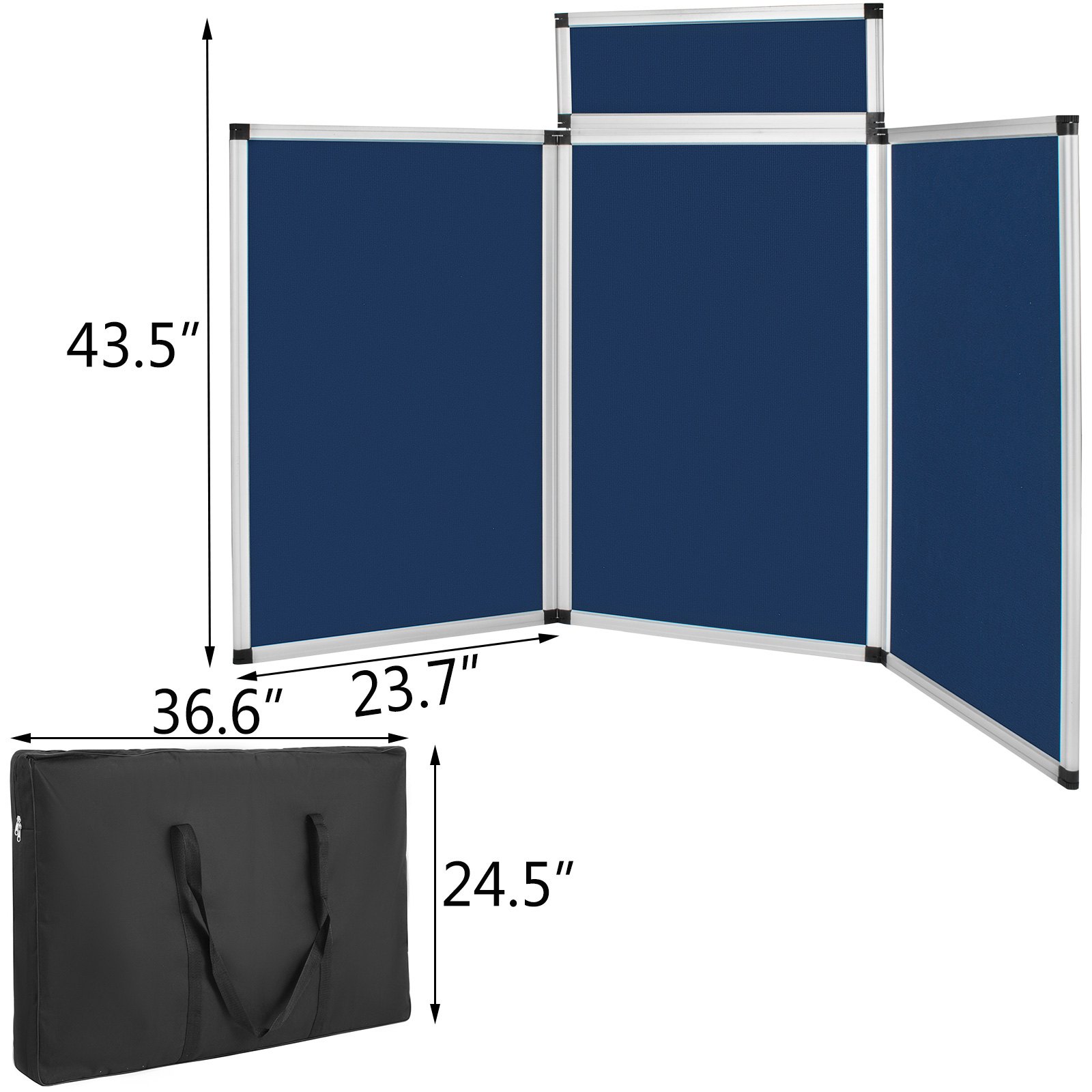 Divisor De Habitación 5.9 X 3.6ft Exposición Exposición 3panel 1 Cabecera