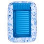 VEVOR Flotador Inflable para Piscina con Toldo 209x140cm, Colchón Hinchable para Tomar Sol para Adultos, Capacidad de 250kg, con Almohada, Soporte para Teléfono y Portavasos para Disfrutar del Agua