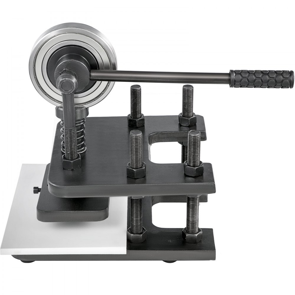 VEVOR Leather Embossing Machine 18x12cm Manual Leather Embossing Machine Cold Drawing Steel Leather Cutting Machine Leather Cutting Machine for Leather Fabric Paper Foil
