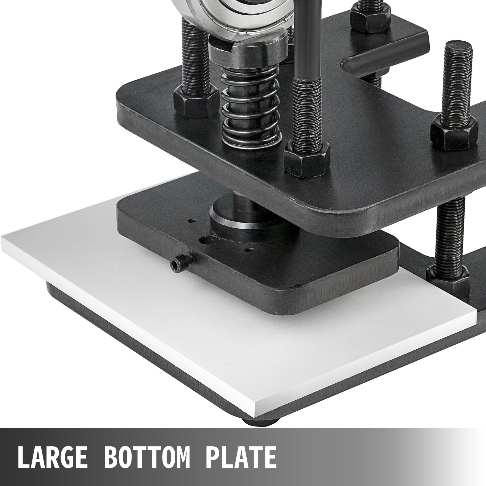 VEVOR Leather Embossing Machine 18x12cm Manual Leather Embossing Machine Cold Drawing Steel Leather Cutting Machine Leather Cutting Machine for Leather Fabric Paper Foil