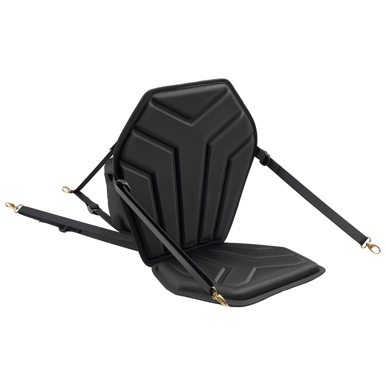 VEVOR Asiento Acolchado para Kayaks 1 Pieza, Asiento de Canoa con Respaldo Grosor de 31 mm, Cojín de Kayak con Bolsa de Almacenamiento y Correas Ajustables para Bote de Pesca, Tabla de Paddle