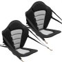 VEVOR Asiento Acolchado para Kayaks 2 Piezas, Asiento de Canoa con Respaldo Grosor de 12 mm, Cojín de Kayak con Bolsa de Almacenamiento y Correas Ajustables para Bote de Pesca, Tabla de Paddle