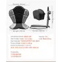 VEVOR Asiento Acolchado para Kayaks Grosor 31 mm, Asiento de Canoa con Respaldo Lateral Engrosado, Cojín de Kayak con Bolsa de Almacenamiento y Correas Ajustables para Bote de Pesca, Tabla de Paddle