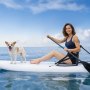 VEVOR Kayak Seat, 1 Pack 31 mm Thick, Universal Paddle Board Seat with Back Support, Sit-on-Top Soft Padded Cushion with Storage Bag & Adjustable Straps for SUP, Fishing/Inflatable Kayak, Rowboat