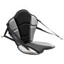 VEVOR Kayak Seat, 1 Pack 31 mm Thick, Universal Paddle Board Seat with Back Support, Sit-on-Top Soft Padded Cushion with Storage Bag & Adjustable Straps for SUP, Fishing/Inflatable Kayak, Rowboat