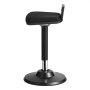 Silla activa VEVOR con asa, altura regulable (24,6-34,4"), silla oscilante hecha de tela elástica y espuma de 45 mm, ideal para escuelas, oficinas y hogares, ángulo de inclinación de 8°, de 12 a 18 años, color negro