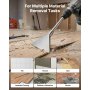 VEVOR Cincel Plano Ancho SDS Max, 350 x 150 mm, Cincel para Martillo de Demolición, Triangular y Afilado, Raspador de Suelos para Eliminación de Azulejos Baldosas Adhesivos Superficies de Paredes