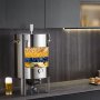 VEVOR Fermentador de Cerveza de 60L, Hervidor de Acero Inoxidable 304, Fermentador de Cubo de Cerveza para Elaboración de Cerveza, Suministros de Elaboración Casera con Base