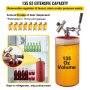 VEVOR Sistema de mini barril de cerveza a presión 4L Rojo Grifo de Cerveza de Acero Inoxidable 135x420mm Sistema de Dispensador de Cerveza de Acero Inoxidable 135x420mm