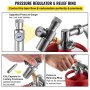 VEVOR Sistema de mini barril de cerveza a presión 4L Rojo Grifo de Cerveza de Acero Inoxidable 135x420mm Sistema de Dispensador de Cerveza de Acero Inoxidable 135x420mm