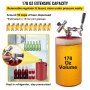 VEVOR Sistema de Mini Barril de Cerveza a Presión 5L Rojo Grifo de Cerveza de Acero Inoxidable 185x320mm Sistema de Dispensador de Cerveza de Regulador de Presión CO2 para Hogar Bar Fiesta Camping