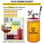 VEVOR Sistema de Mini Barril de Cerveza a Presión 8L Rojo Grifo de Cerveza de Acero Inoxidable 186x355mm Sistema de Dispensador de Cerveza de Regulador de Presión CO2 para Hogar Bar Fiesta Camping