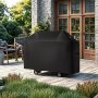 VEVOR Grill Cover, Protective Cover, Grill Hood, Tarpaulin (1321 mm) for Outdoor Grills, Waterproof & Weatherproof, Durable 600D Polyester, Easy to Put On and Take Off, with Velcro Straps