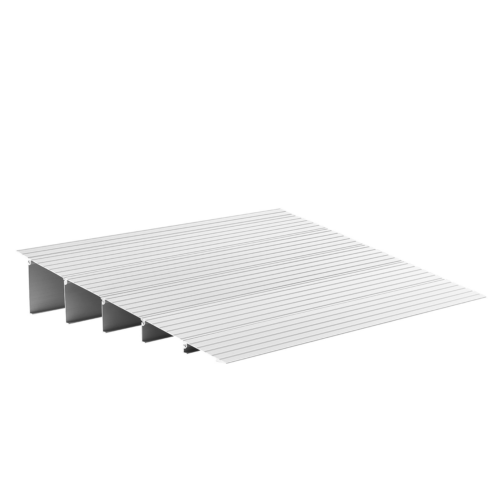 VEVOR Rampa de Umbral 677x865x138 mm, Rampa de Aleación de Aluminio para Bordillos Entrada, Capacidad de Carga de 362,9 kg, para Sillas de Ruedas, Scooters, Sillas Eléctricas, Escaleras de Casa