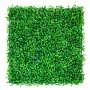 VEVOR 12 paneles artificiales de boj de 10.0 x 10.0 in, tapete de pared de seto de boj, pared de fondo de césped artificial, pantalla de cobertura de privacidad con protección UV para valla de jardín interior y exterior
