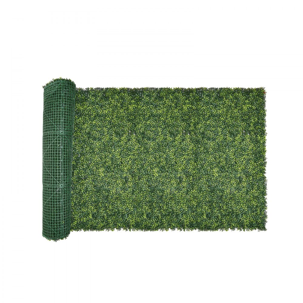 VEVOR Paneles de Césped Artificial para Pared 300x100 cm Césped Verde de Milán para Decoración Interior y Exterior 4800 Puntadas Cobertura de Valla de Hiedra Pantalla de Pared para Jardín, Patio