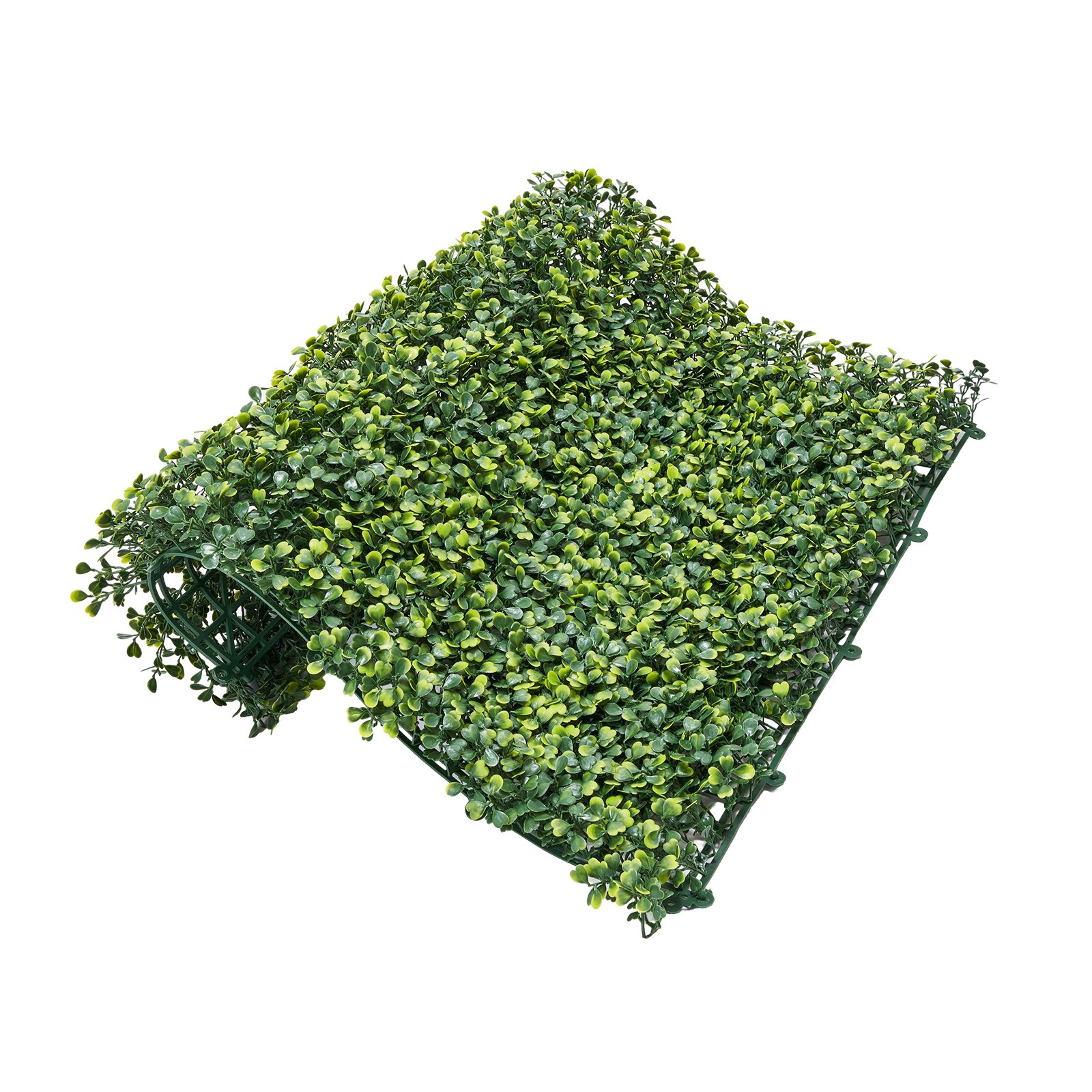 VEVOR Paneles de Césped Artificial para Pared 300x100 cm Césped Verde de Milán para Decoración Interior y Exterior 4800 Puntadas Cobertura de Valla de Hiedra Pantalla de Pared para Jardín, Patio