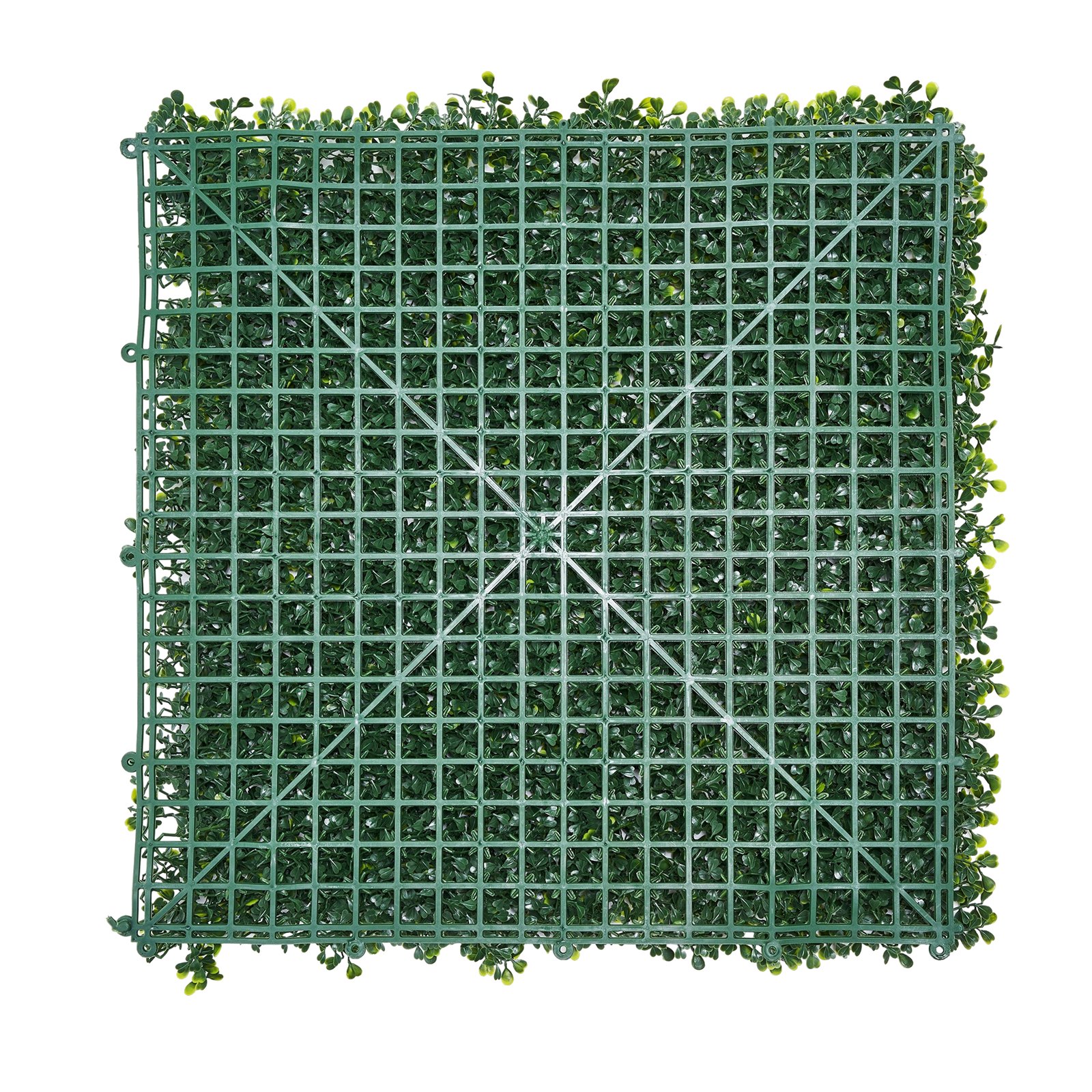 VEVOR Paneles de Césped Artificial para Pared 300x100 cm Césped Verde de Milán para Decoración Interior y Exterior 4800 Puntadas Cobertura de Valla de Hiedra Pantalla de Pared para Jardín, Patio