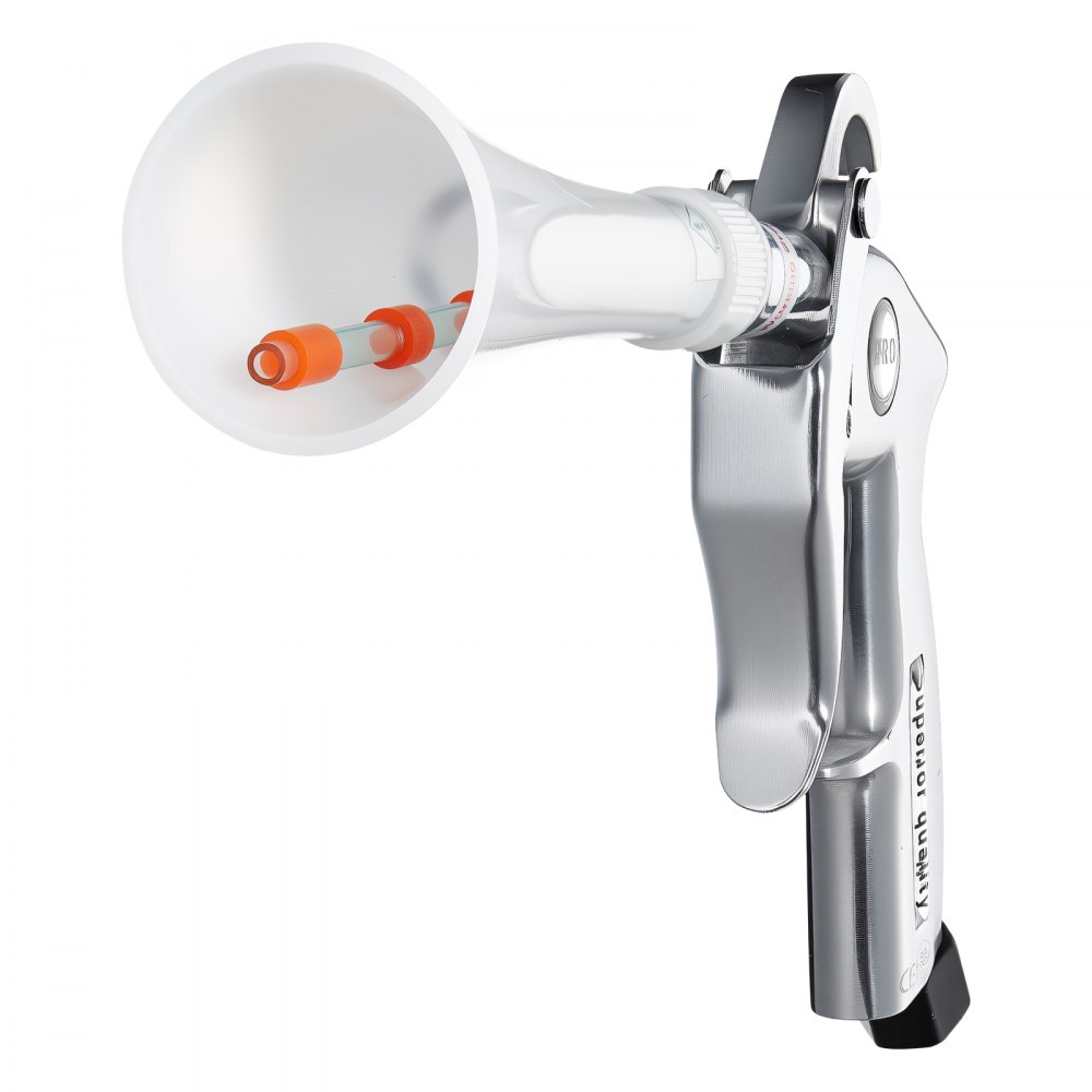 VEVOR Pistola de Limpieza Multifuncional para Automóviles, 80-160 PSI, con 2 Boquillas Giratorias 360°, Elimina Rápidamente la Suciedad y el Polvo de la Superficie, 100 mL/min, 240 x 140 x 40 mm