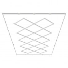 VEVOR Luces LED para Garaje 88000 lm Lámpara de Techo Deformable 14 Cuadrados