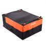 VEVOR luggage carrier bag, cargo bed bag made of waterproof 840D PVC (0.736 m³), luggage bag for storage on the loading area of trucks with cargo net for cars, SUVs, vans, black/orange
