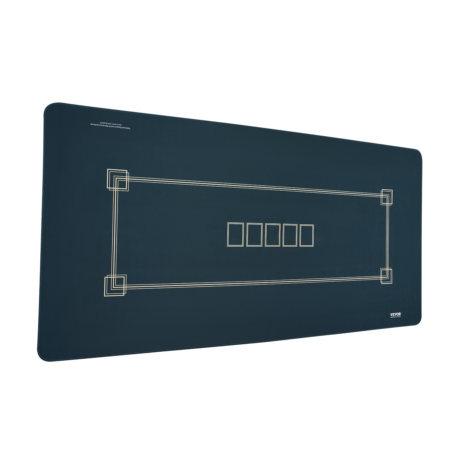 VEVOR Tapete de Mesa de Poker 180 x 90 cm Tablero de Mesa de Poker para 6-8 Jugadores con Bolsa de Transporte Alfombra de Póquer Impermeable para Juegos de Poker, Sala de Poker, Rectangular, Verde