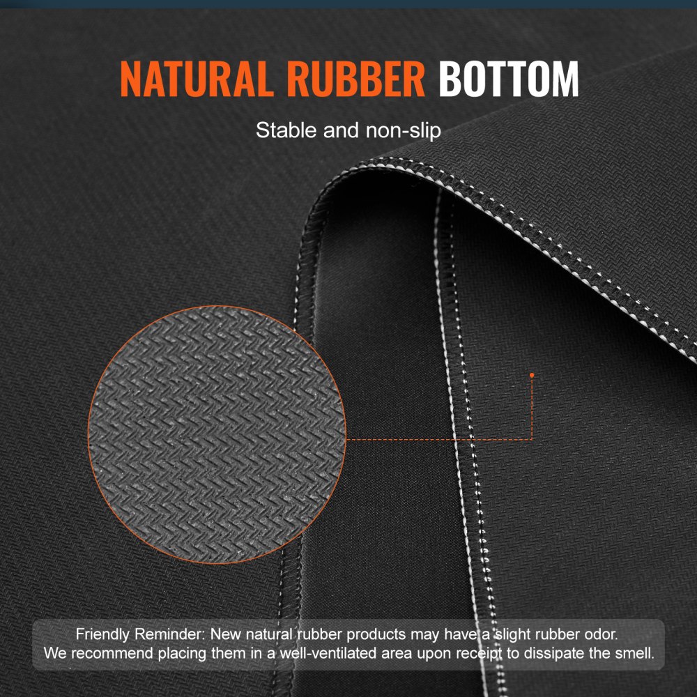 VEVOR Tablero de Mesa de Poker 180 x 90 cm Tablero de Poker para 6-8 Jugadores con Bolsa de Transporte Alfombra de Póquer Impermeable para Juegos de Poker, Sala de Poker, Rectangular, Negro