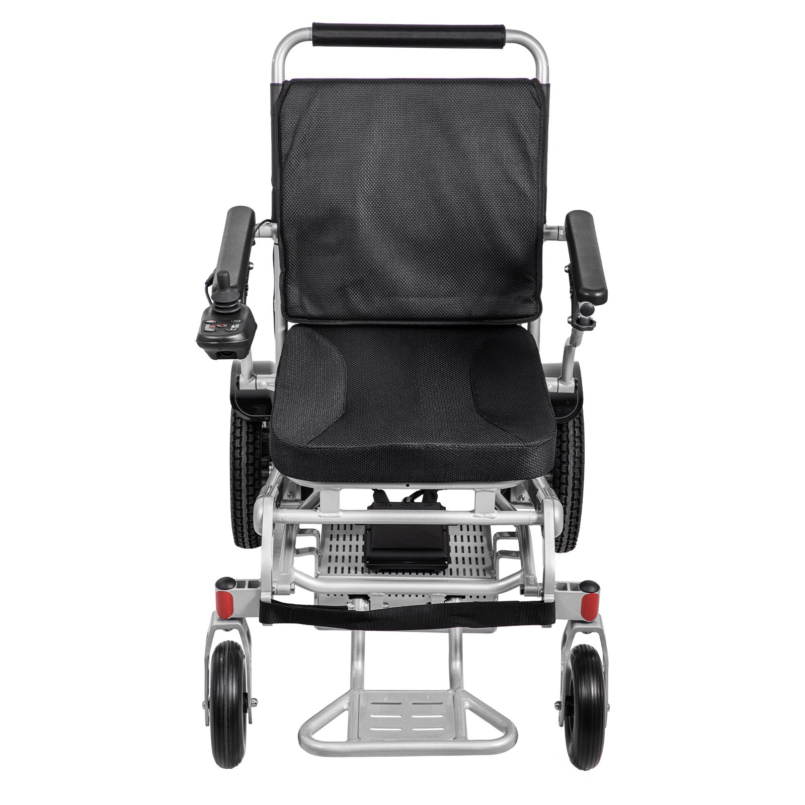 VEVOR Silla de Ruedas Eléctrica Plegable 6 km/h de Velocidad, Silla con Ruedas 28 kg Aleación de Aluminio, Silla de Ruedas Ligera Recargable para Adultos, Motor 250 W x 2 PCS con Cargador de Batería