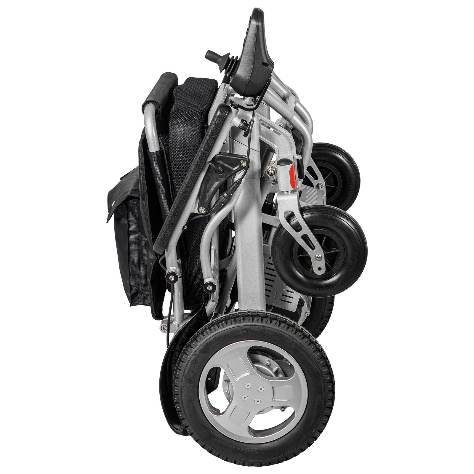 VEVOR Silla de Ruedas Eléctrica Plegable 6 km/h de Velocidad, Silla con Ruedas 28 kg Aleación de Aluminio, Silla de Ruedas Ligera Recargable para Adultos, Motor 250 W x 2 PCS con Cargador de Batería
