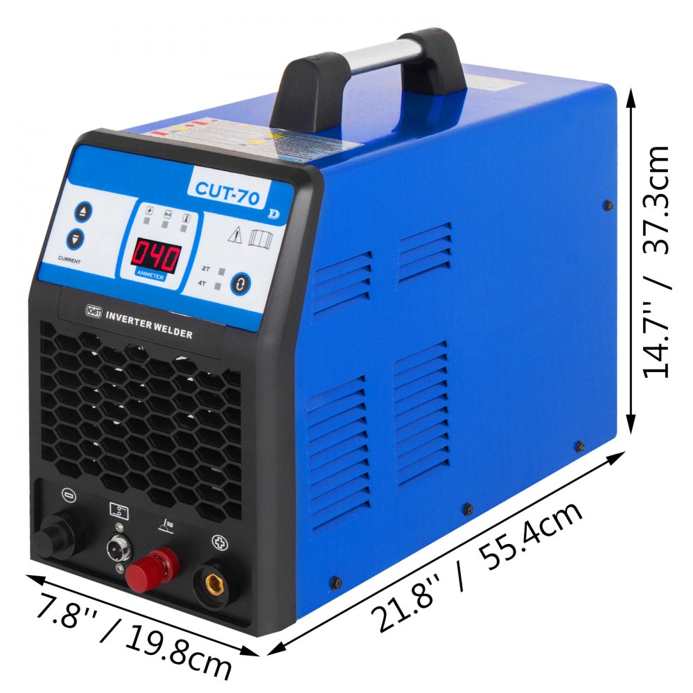 Cortador De Plasma Inverter Portátil Con Manómetro Impermeable 380v 70a 25mm