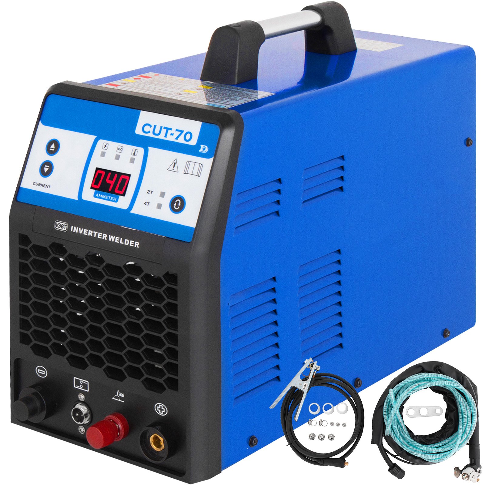 Cortador De Plasma Inverter Portátil Con Manómetro Impermeable 380v 70a 25mm