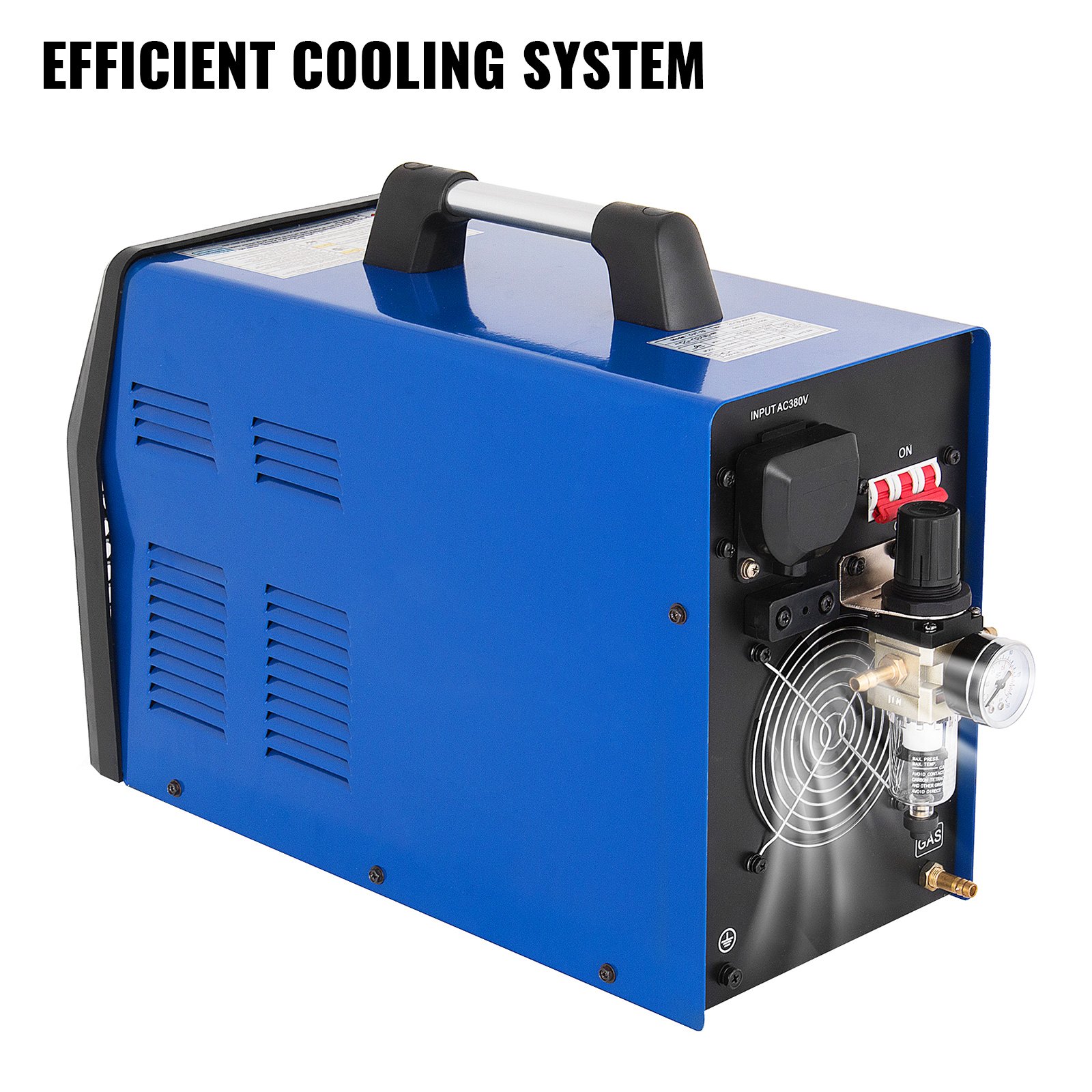 Cortador De Plasma Inverter Portátil Con Manómetro Impermeable 380v 70a 25mm