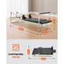 VEVOR Reformer de Pilates Plegable Máquina de Pilates para Gimnasio en Casa Equipo de Pilates Doble Resistencia Resorte y Cuerda Reformador para Avanzados Principiantes Hasta 181,4kg, 252x62x77 cm