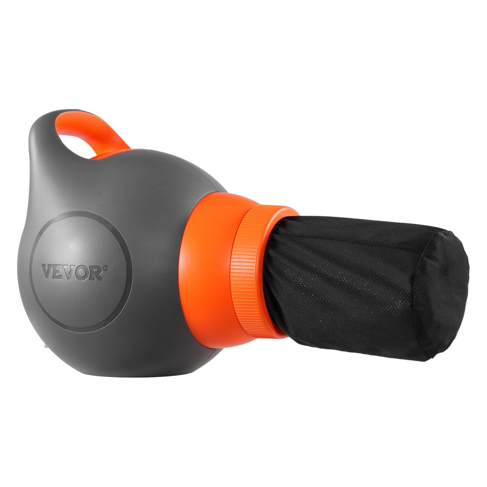 VEVOR Máquina de Espuma con Efecto de Escenario 115 W, Cañón de Burbujas para Fiestas, con Soporte de Trípode Telescópico, para Eventos Celebraciones Cumpleaños en Piscinas Jardines, Gris y Naranja