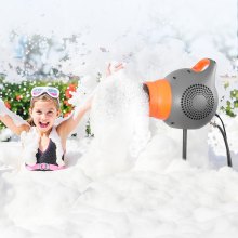VEVOR 120 W Cañón de Espuma para Fiestas con Soporte de Trípode, Gris y Naranja