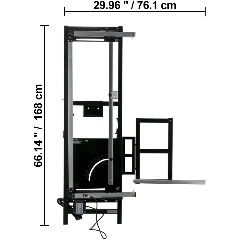 VEVOR Máquina Cortadora de Espuma Longitud de Corte 120 cm con Cuchillo Caliente