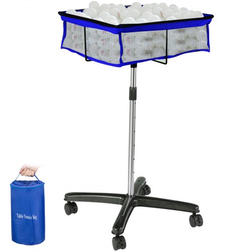 Colector de Bolas de Ping-Pong Almacenamiento de Bolas Múltiples Soporte para Pelotas de Tenis Pelota de Golf Cuadrado Azul