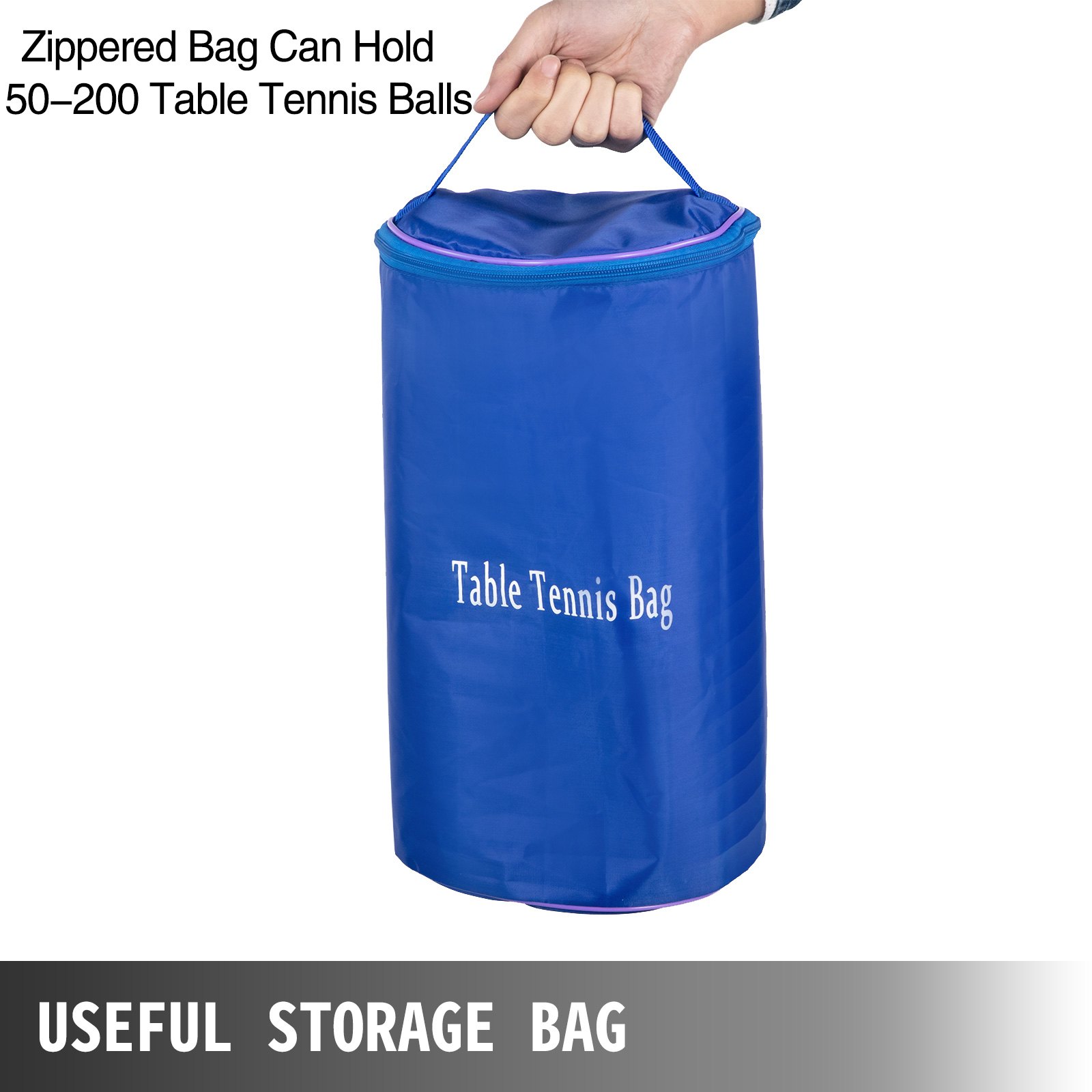 Colector de Bolas de Ping-Pong Almacenamiento de Bolas Múltiples Soporte para Pelotas de Tenis Pelota de Golf Cuadrado Azul