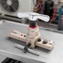 VEVOR Flaring Tool HVAC, 45° Eccentric Single Flaring Tool for 1/4"-3/4" & 6-19mm Copper Aluminum Tubes - with Metric & SAE Clamps, Tube Cutter & Toolbox for Refrigeration Air Conditioner Repair