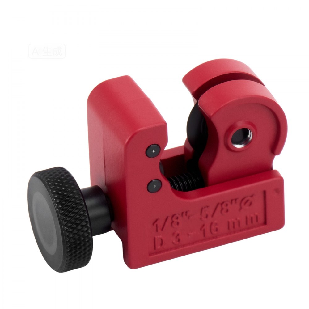 VEVOR Herramienta Abocardador Tubos de Freno, Kit de Reparación de Líneas de Freno 45 Grados Doble y Simple, Cortatubos, Adaptadores, Barra, Cono, Uniones Roscadas para Tubo de Cobre de 4,76 x 12,7 mm