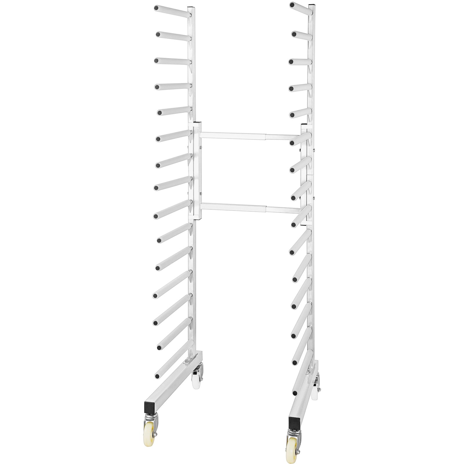 Vevor Rejilla De Secado De Pintura De Coche 770 Libras 15 Pares De Brazos Blanco