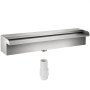 Fuente de piscina VEVOR de acero inoxidable con conector, diseño elegante y moderno.