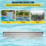 VEVOR 23,6"x 4,5" x 3,1"Fuente rectangular de acero inoxidable para piscinas, jardín y decoración